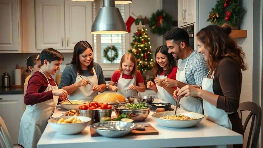 Como envolver a família na preparação da refeição