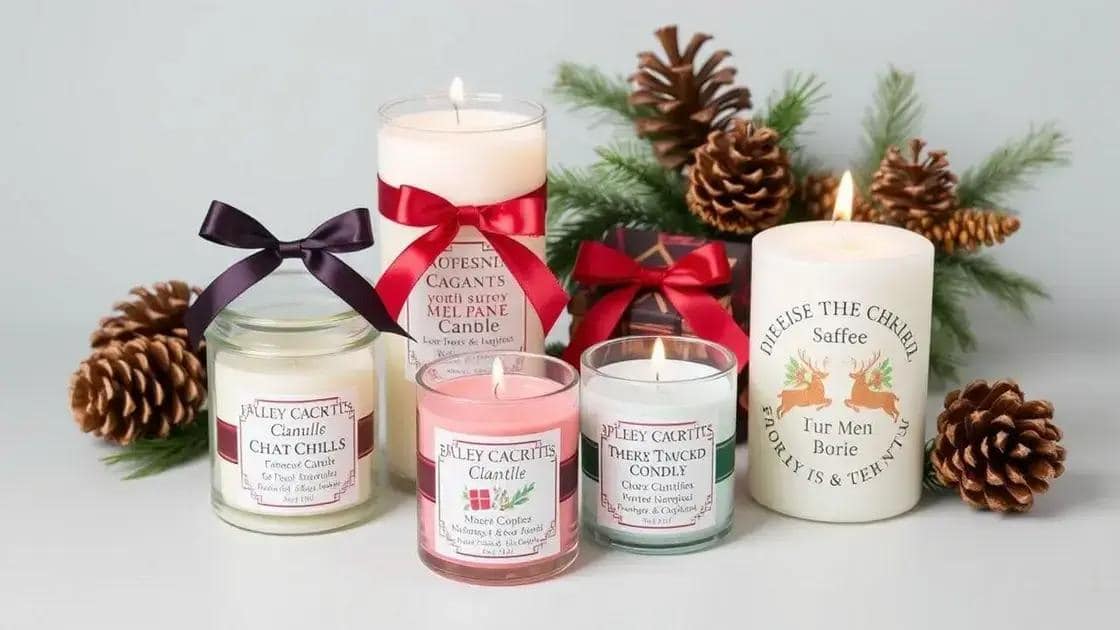 ideias de personalização para as velas