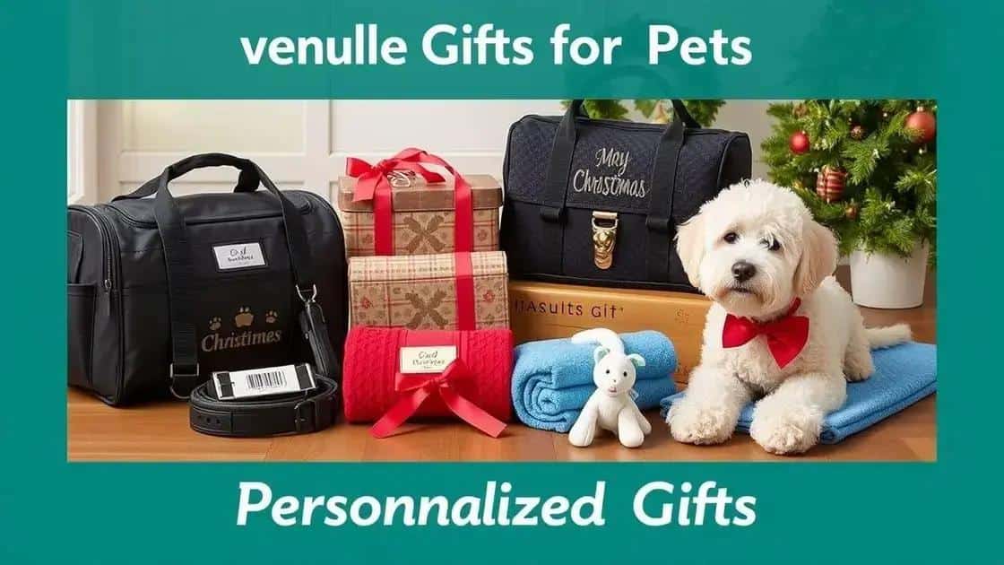 Presentes personalizados e carinhosos para animais