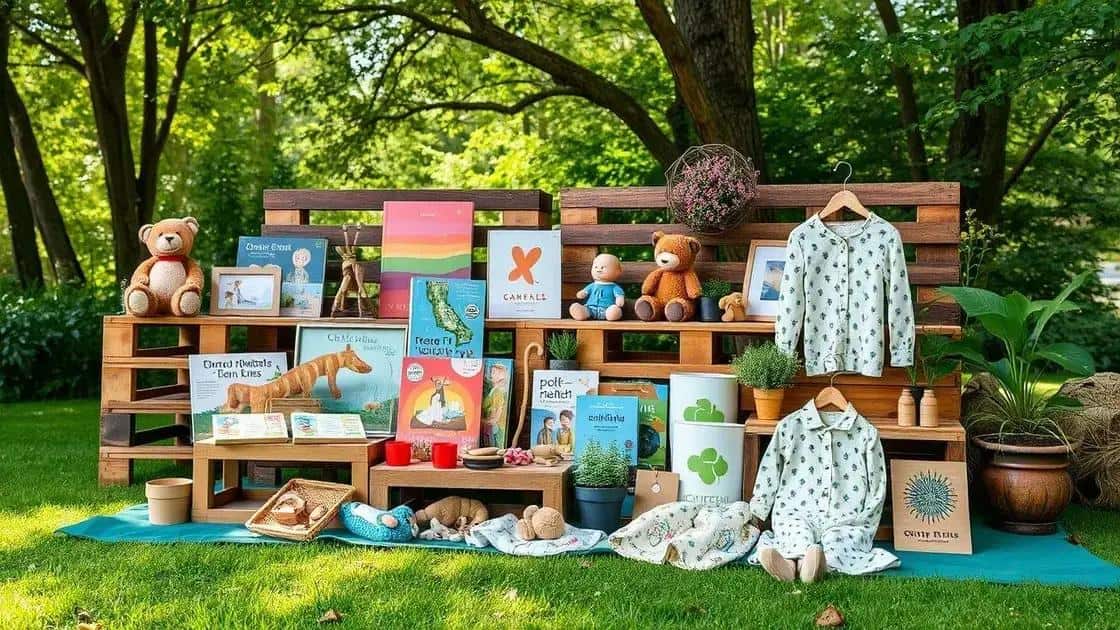 Presentes sustentáveis para crianças