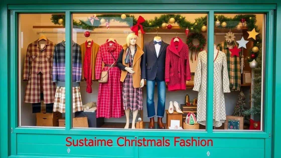 Como integrar a moda sustentável no Natal