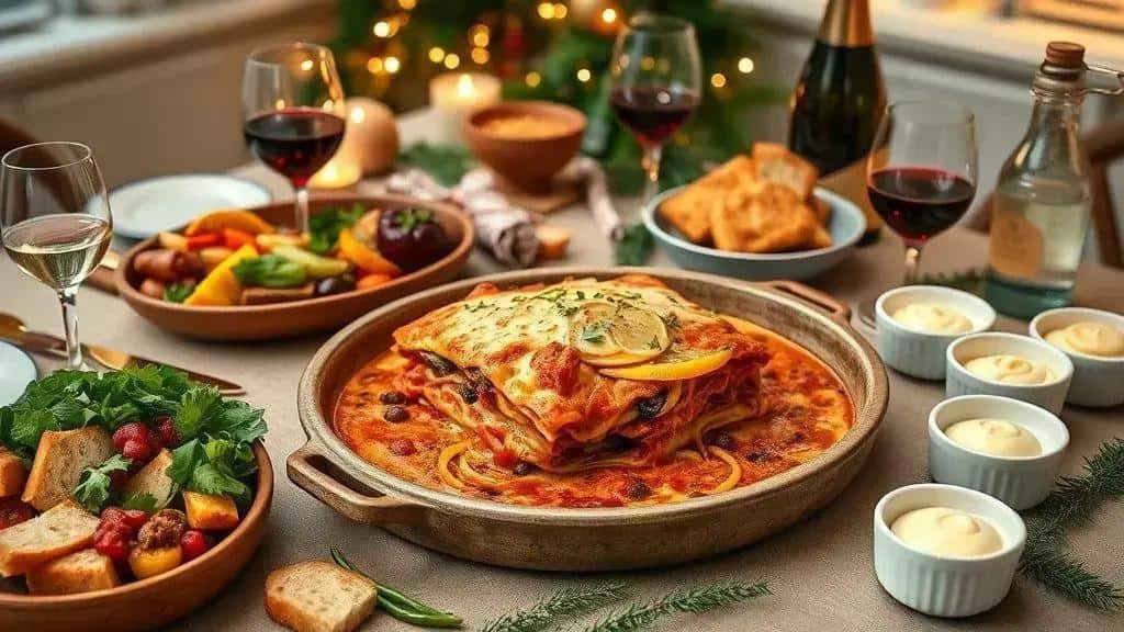 Acompanhamentos e bebidas para a ceia natalina Acompanhamentos e bebidas para a ceia natalina