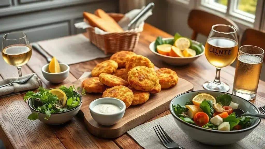 Acompanhamentos, montagem da mesa e harmonização