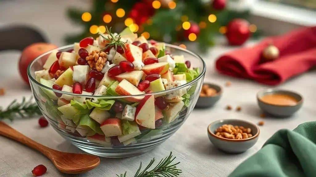 Como montar e apresentar a Salada Waldorf na ceia de Natal