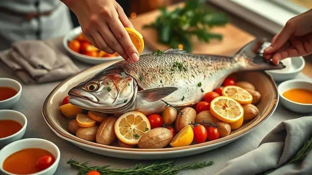 Como montar e apresentar o peixe na mesa de Natal