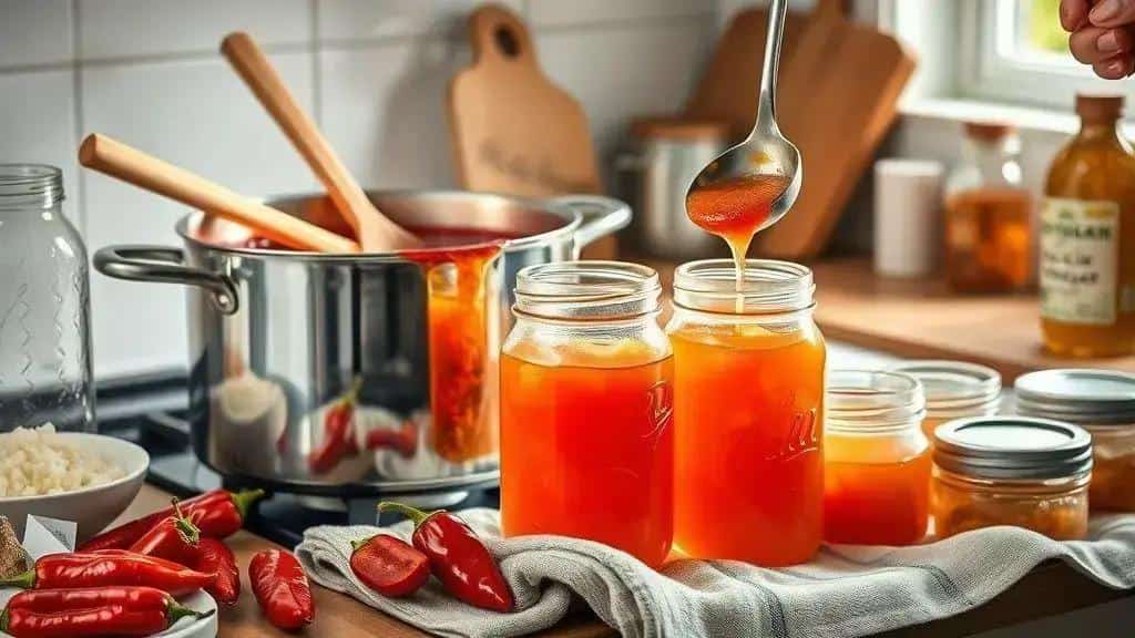 Como preparar a receita geleia de pimenta passo a passo