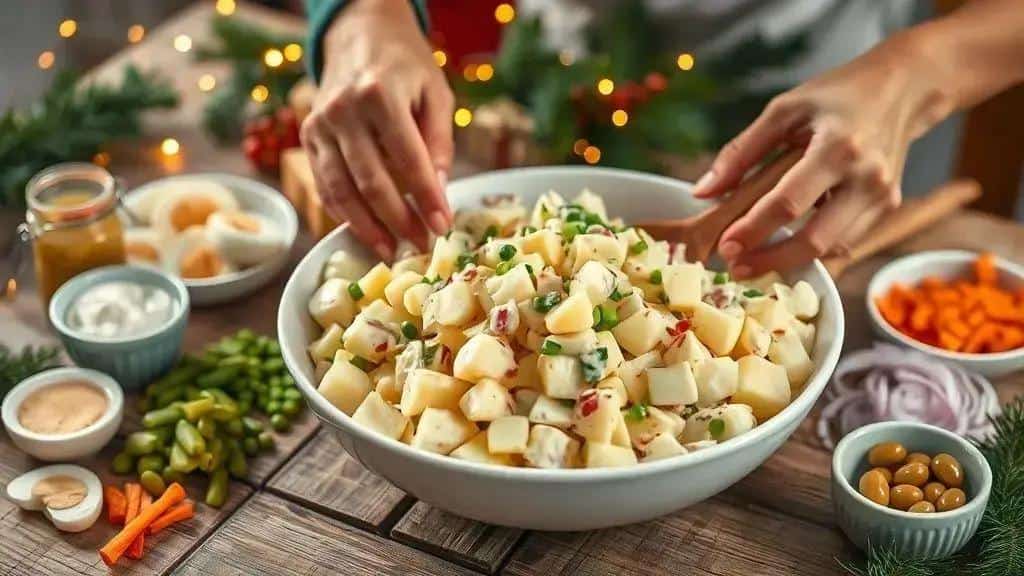 Como preparar a salada de batata simples passo a passo