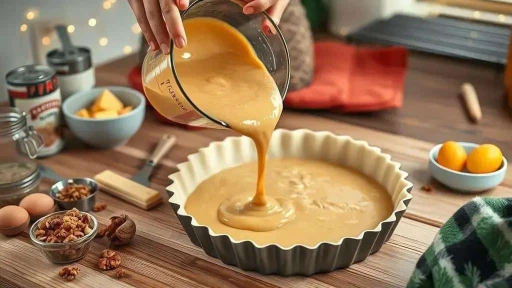 Como preparar a torta de nozes tradicional de Natal