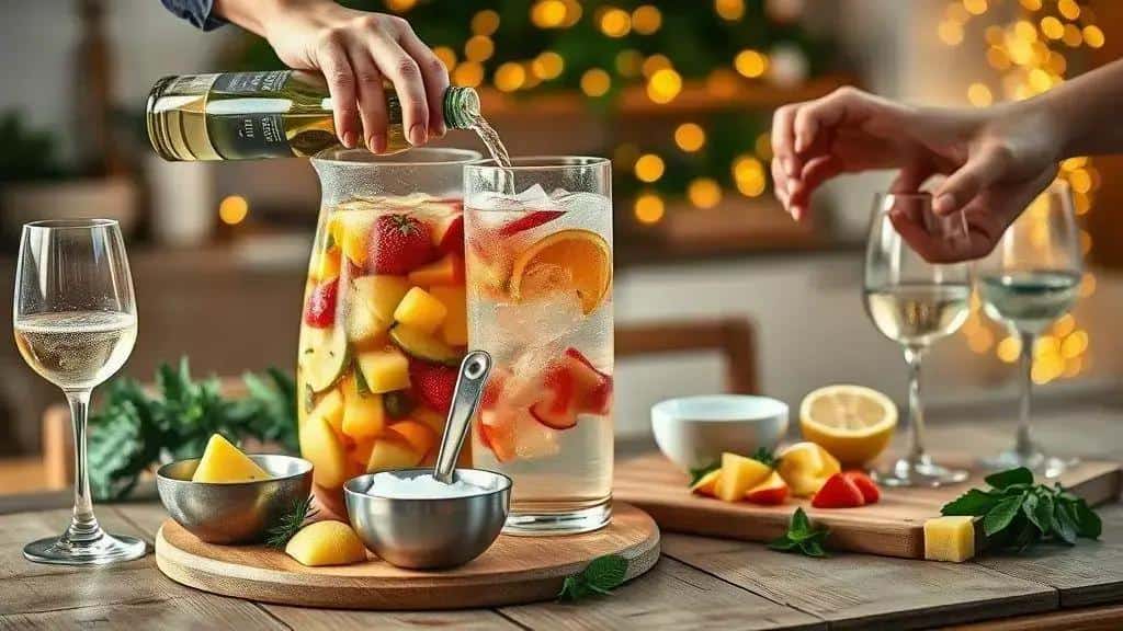 Como preparar clericot natalino refrescante passo a passo
