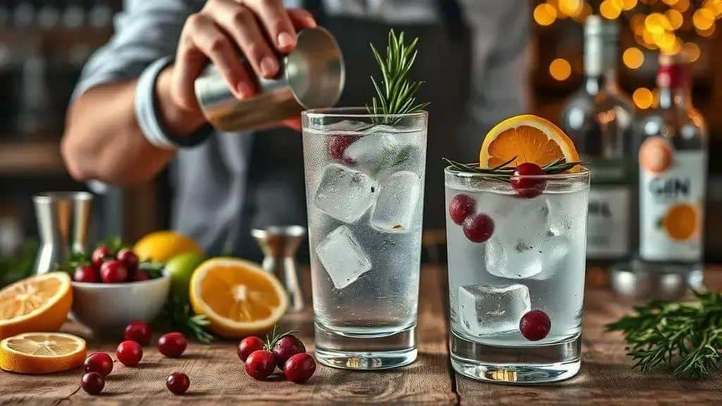 Como preparar Drink Natalino com Gin e Frutas Cítricas: passo a passo