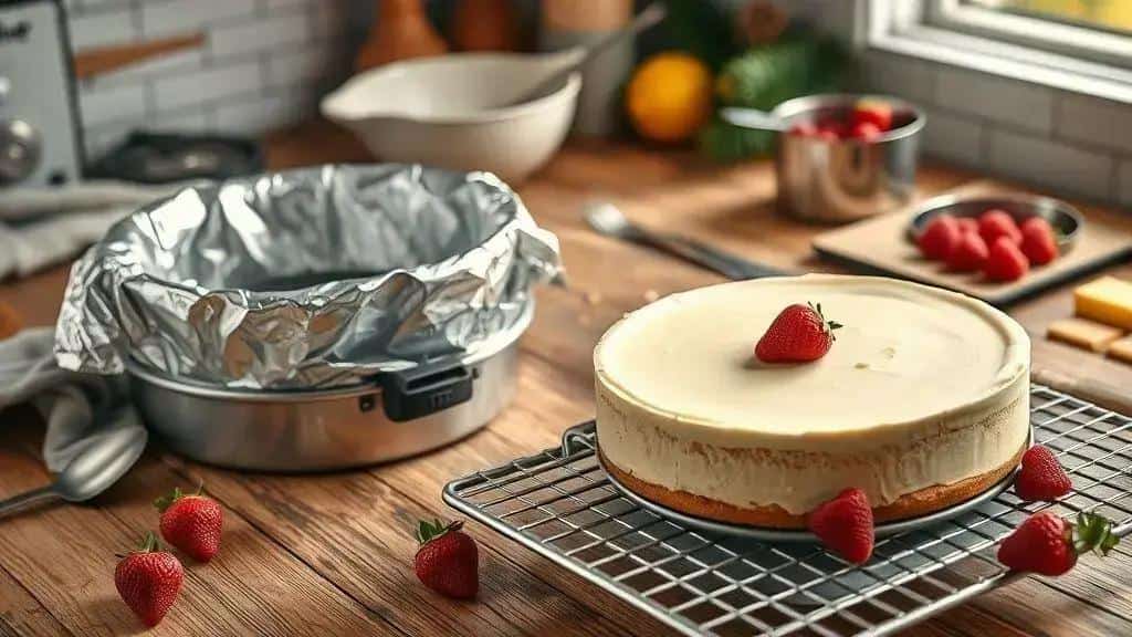 Como preparar o cheesecake natalino passo a passo Como preparar o cheesecake natalino passo a passo