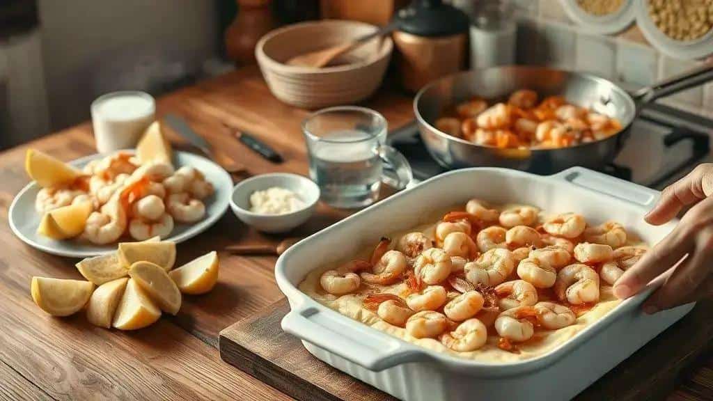 Como preparar o escondidinho de camarão passo a passo