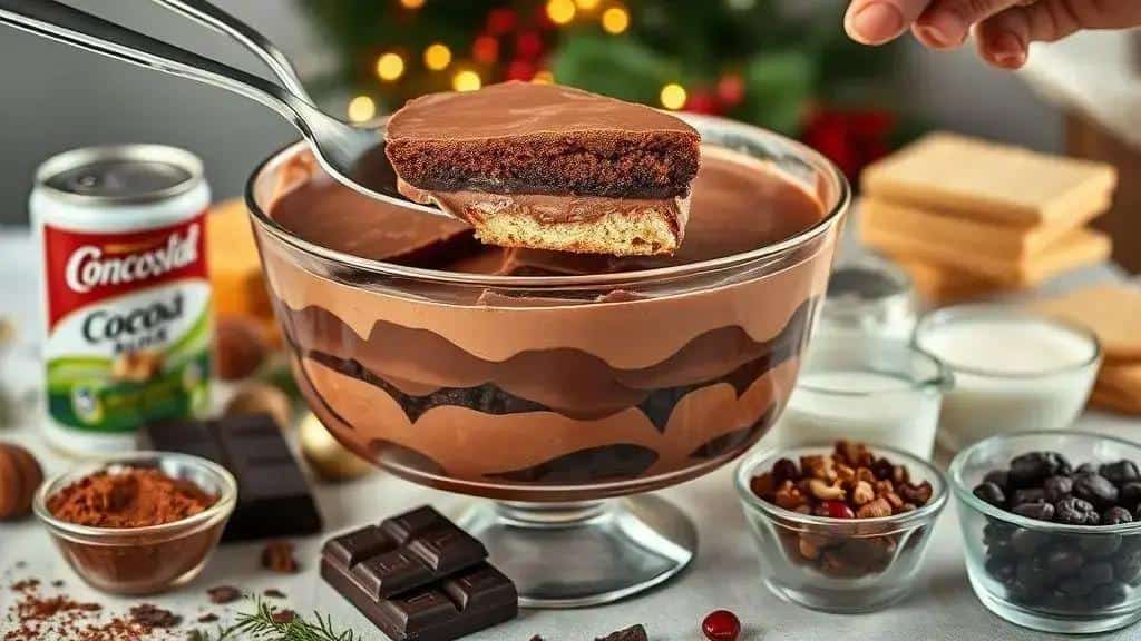 Como preparar o pavê de chocolate clássico de natal
