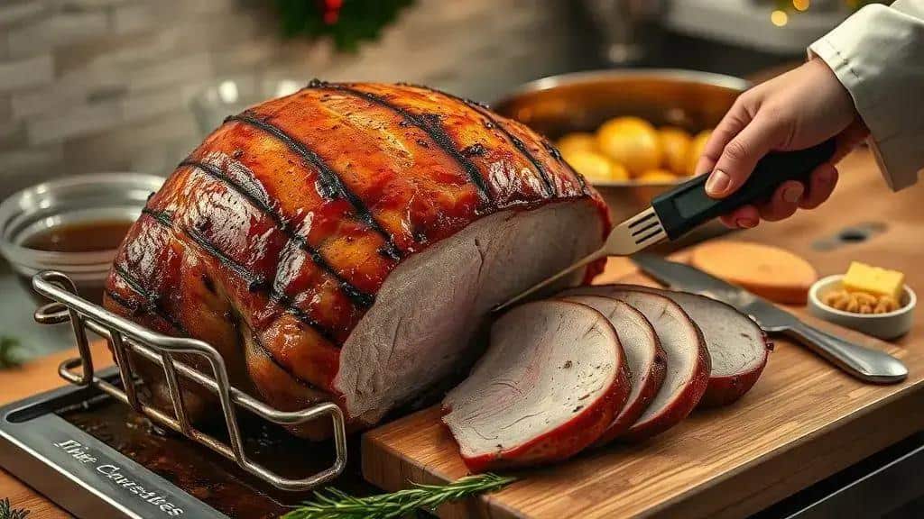 Como preparar o pernil de natal assado na cerveja preta