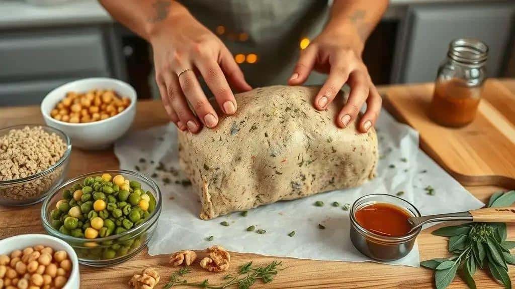 Como preparar o Peru Vegano de Natal (passo a passo) Como preparar o Peru Vegano de Natal (passo a passo)