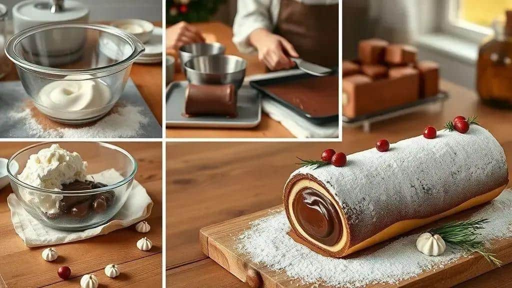 Como preparar o Tronco de Natal (Bûche de Noël) passo a passo