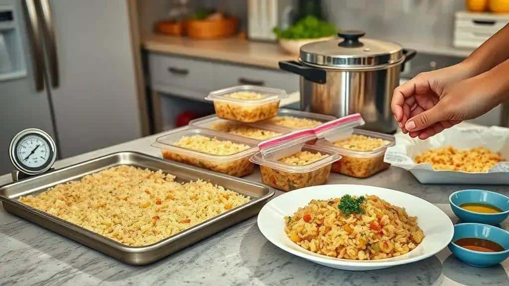 Como preparar porções e armazenar sobras