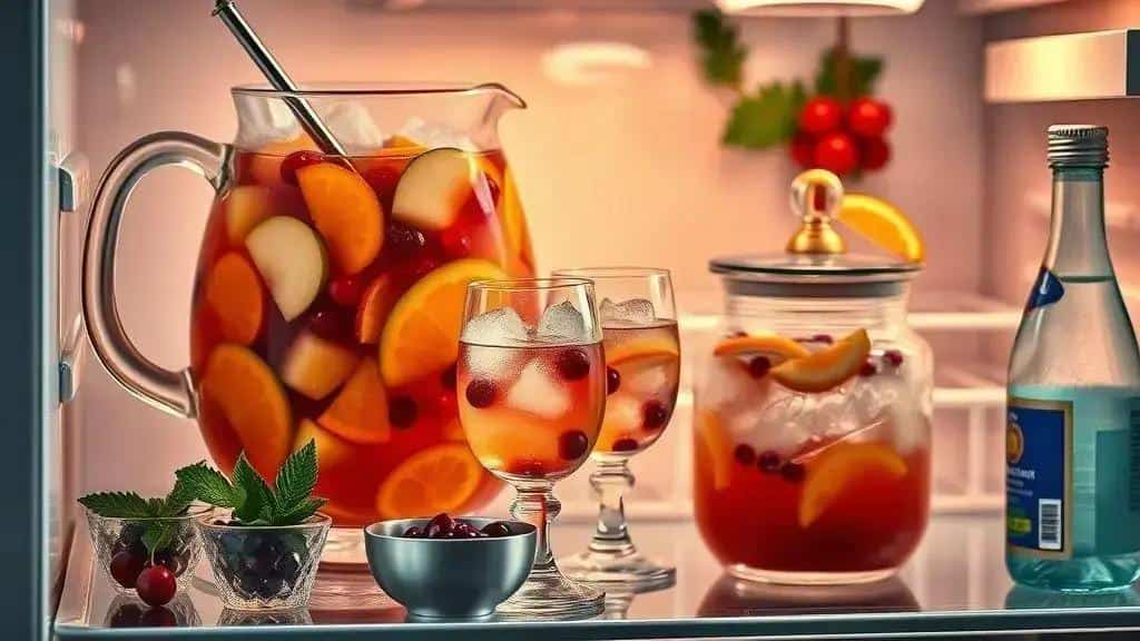 Dicas para servir e conservar o ponche