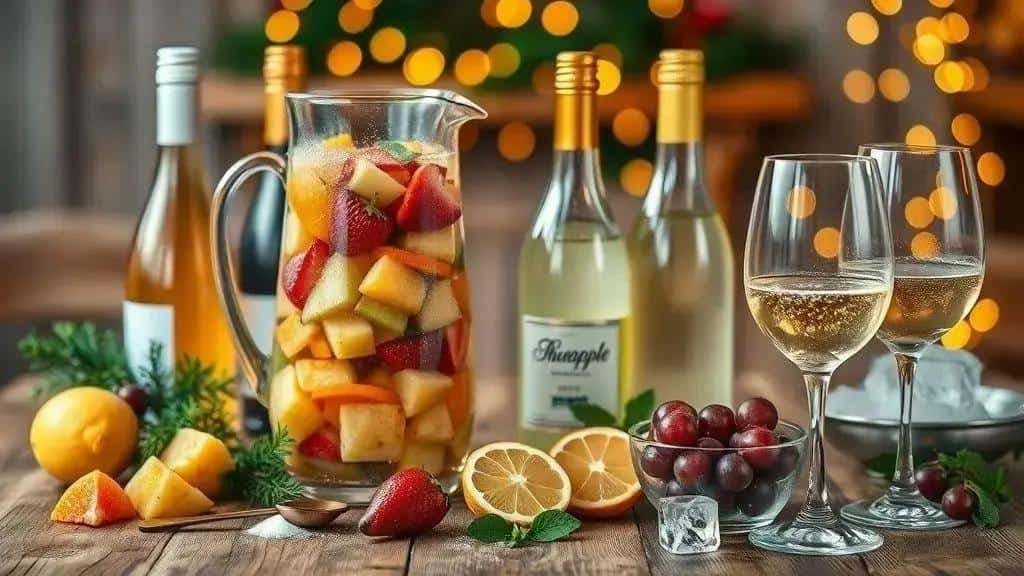 Escolhendo as melhores frutas e bebidas para o clericot