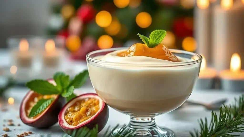 Mousse de Maracujá de Natal Fácil