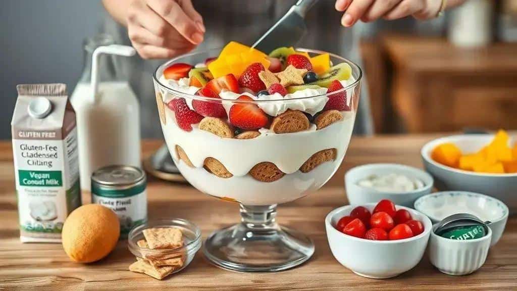 Opções sem lactose e sem glúten para a ceia