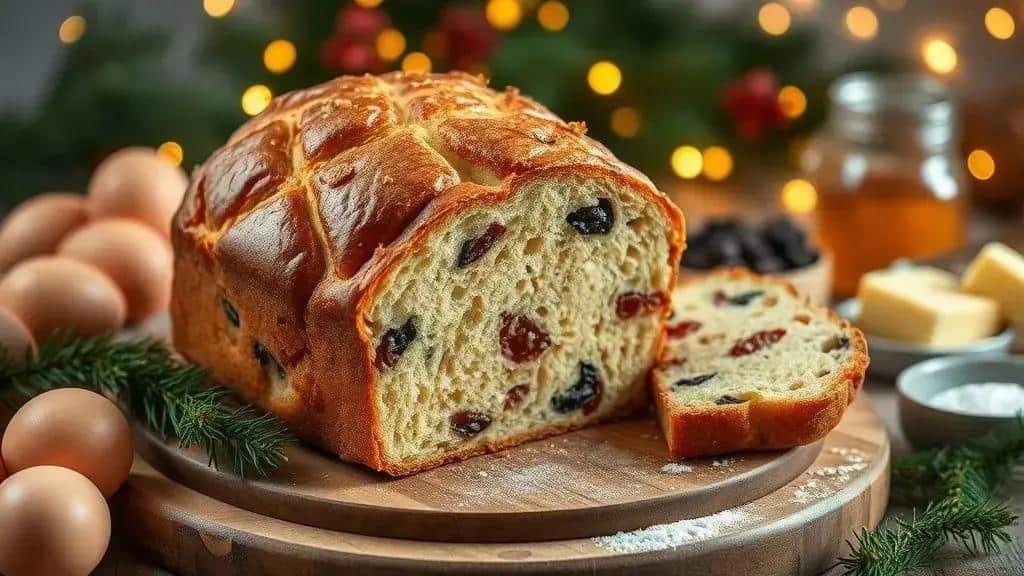 Panetone Caseiro de Natal Tradicional