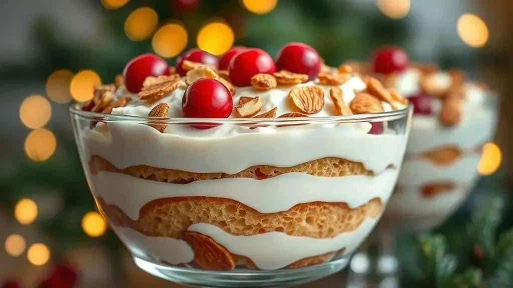 Pavê de Panetone com Creme Branco