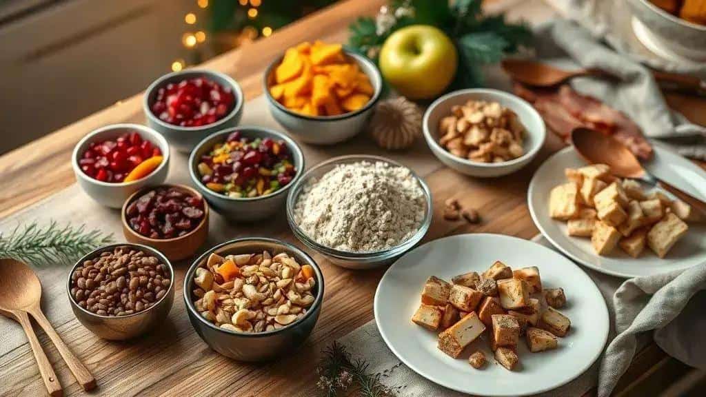 Substituições e ingredientes sazonais para a ceia