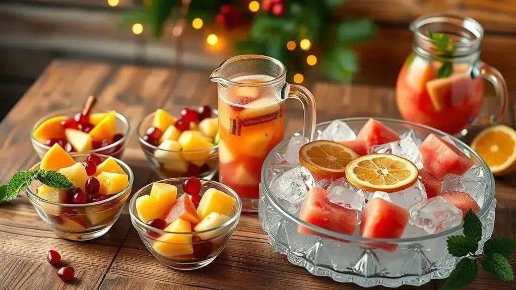Sugestões de frutas e combinações sazonais