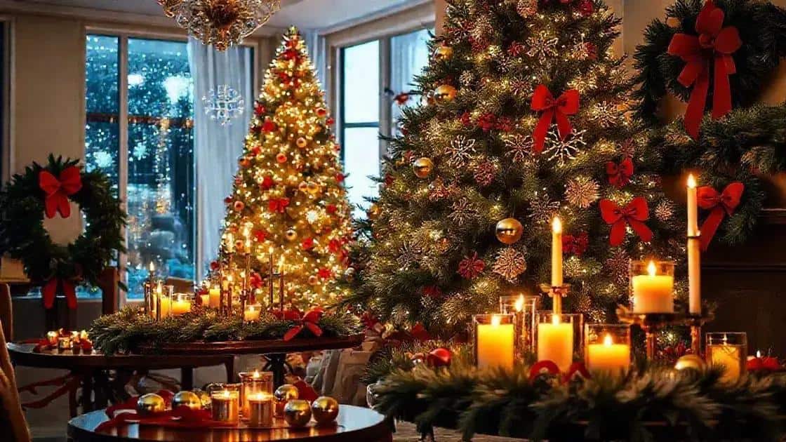 como utilizar decoração natalina nas fotos