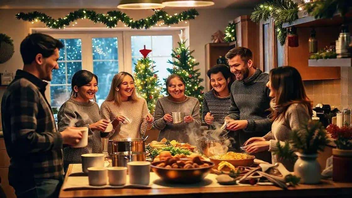 como envolver a família na preparação da ceia