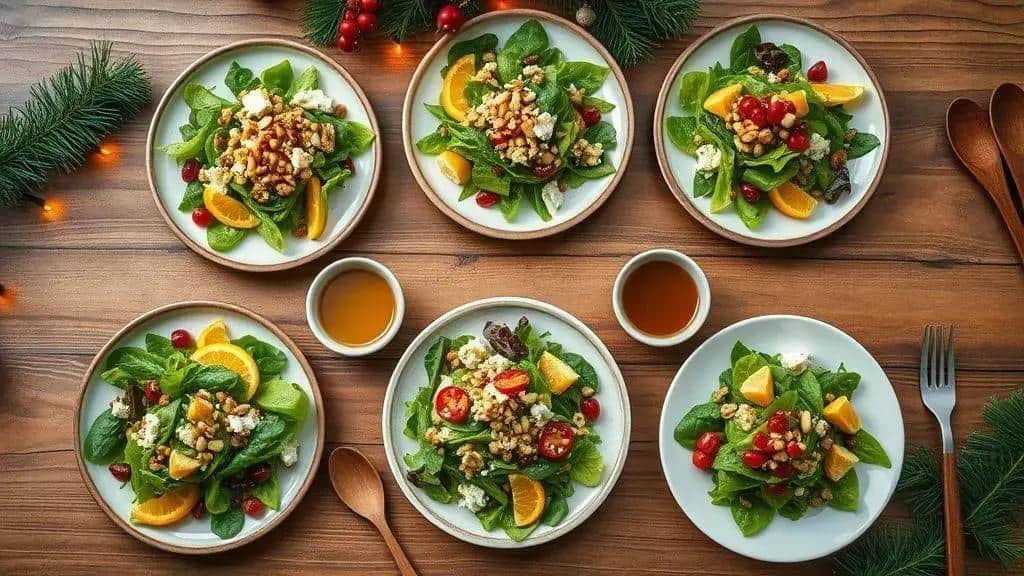 Variações da receita Salada Verde com Molho Especial de Natal