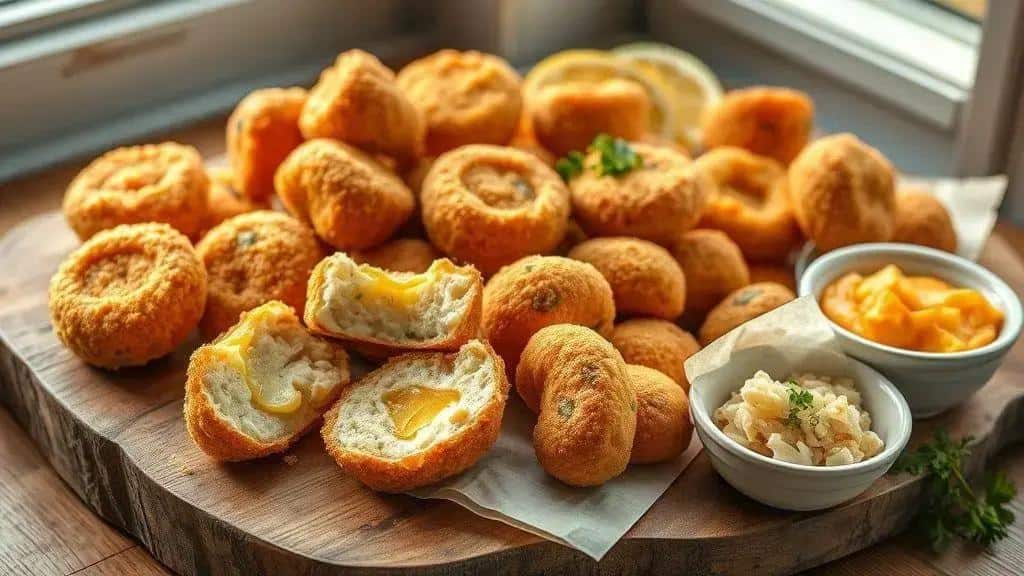 Variações do bolinho de bacalhau tradicional