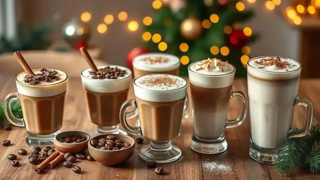 Variações do Capuccino Cremoso para Ceia de Natal