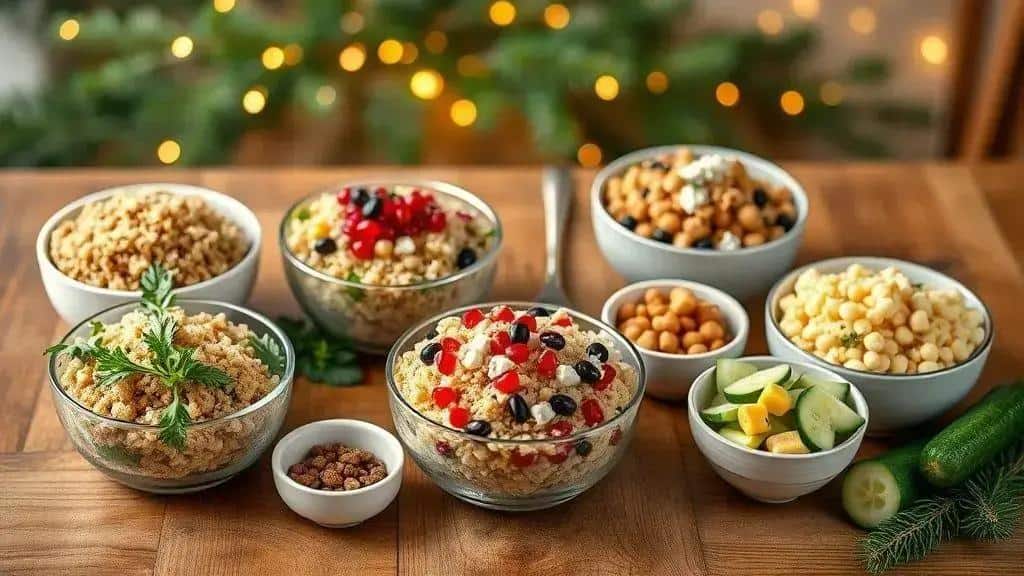 Variações do tabule para dietas e ocasiões