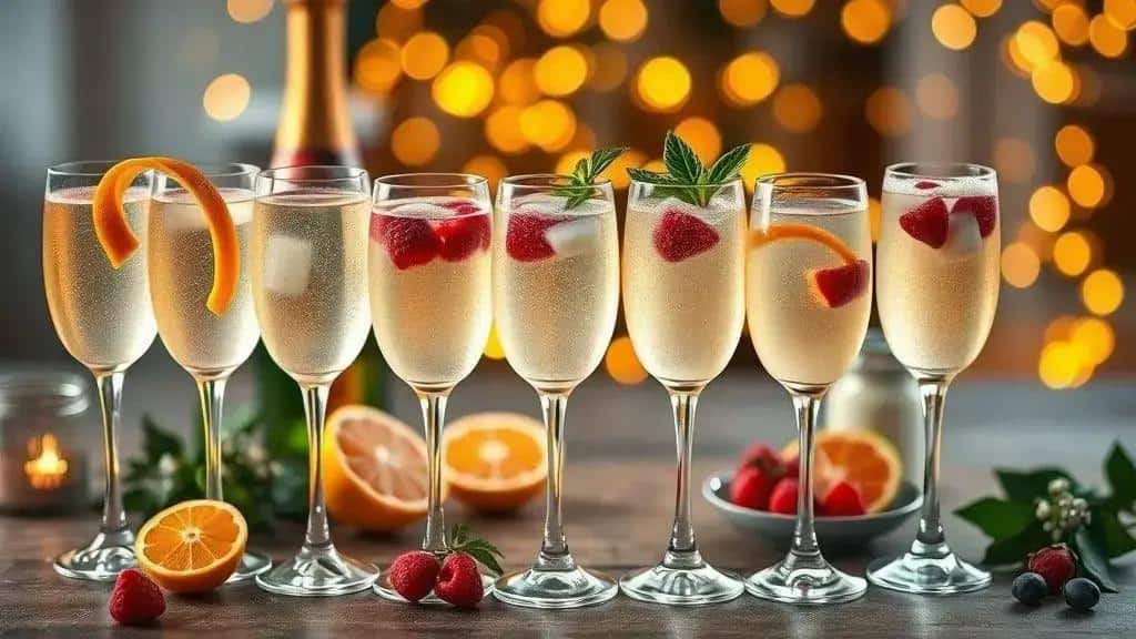 5 Receitas de Drinks com Espumante para o Réveillon 2025
