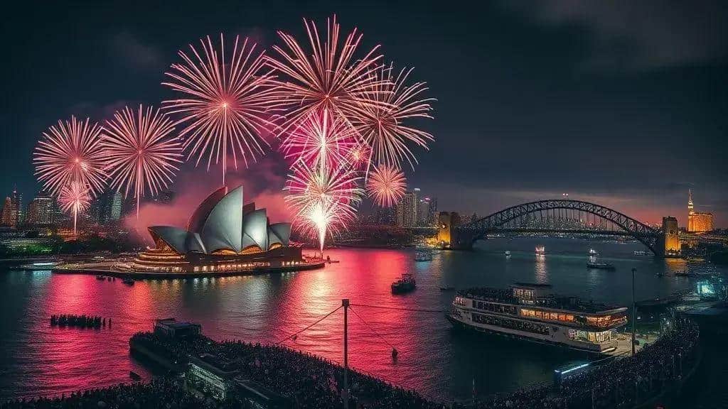 Ano Novo em Sidney 2025: Os primeiros fogos do mundo