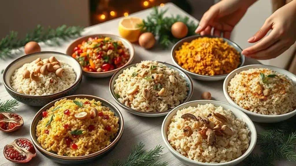 As 5 receitas em resumo (nomes e descrição rápida)