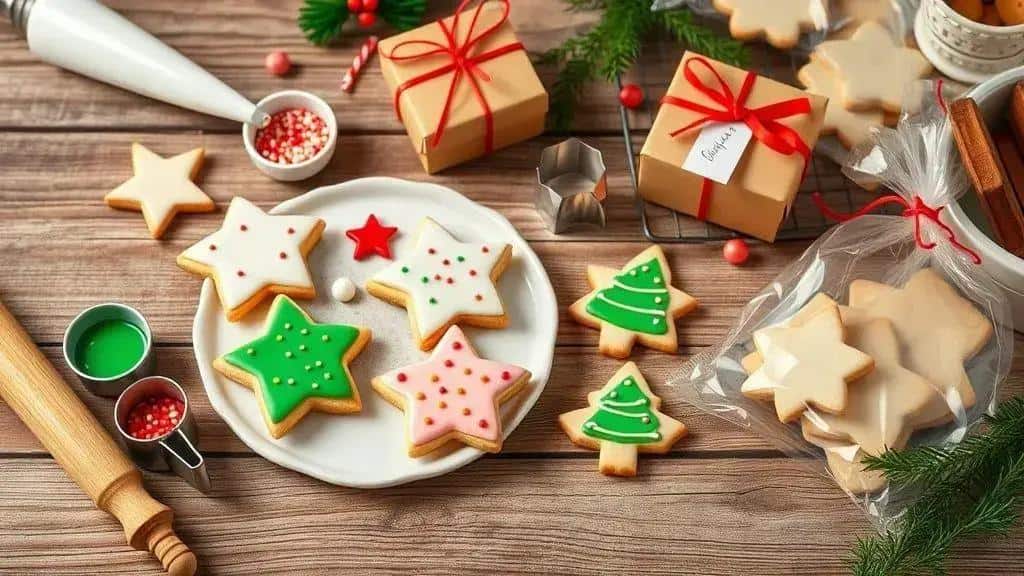 Biscoitos amanteigados decorados — ingredientes, como preparar e variações