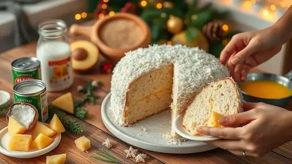 Bolo de coco com recheio de abacaxi: ingredientes, como preparar e variações