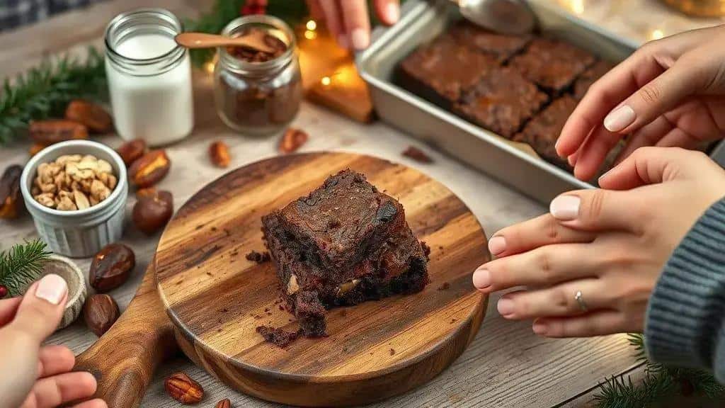 Brownie de castanha e tâmaras: ingredientes, como preparar e variações