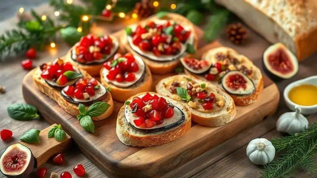 Bruschetta natalina: ingredientes, como preparar e variações