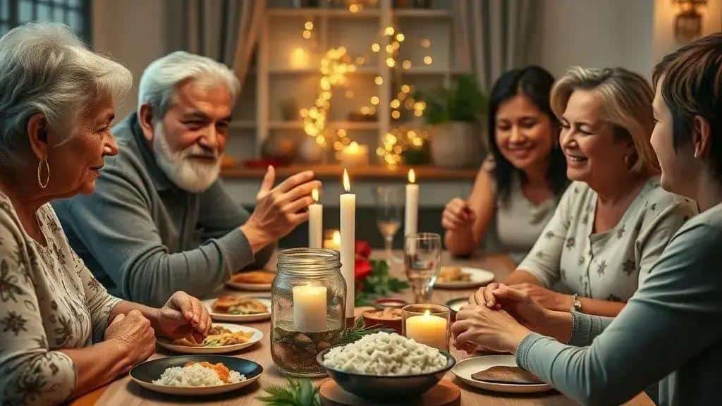 Ceia, orações e agradecimentos: ideias para unir gerações