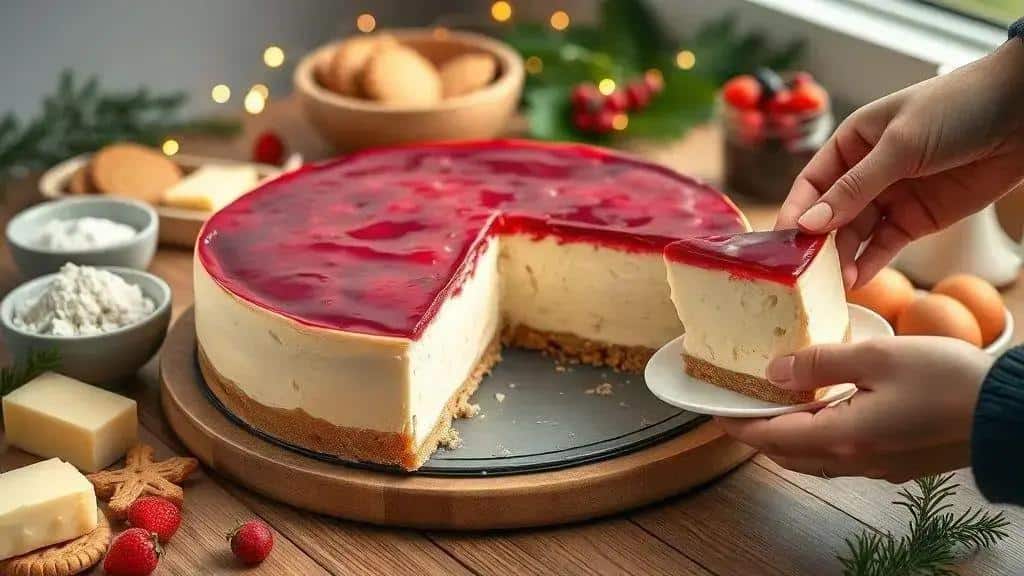 Cheesecake natalino simples: ingredientes, como preparar e variações