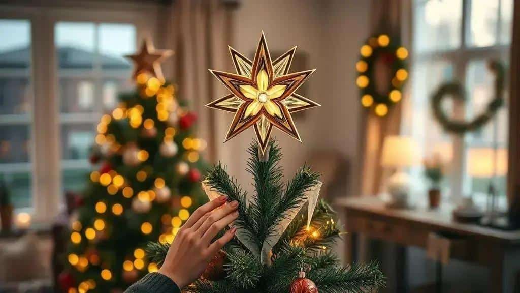 Como a estrela virou tradicional no topo da árvore