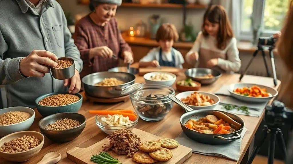 como envolver a família e transformar as receitas em lembranças