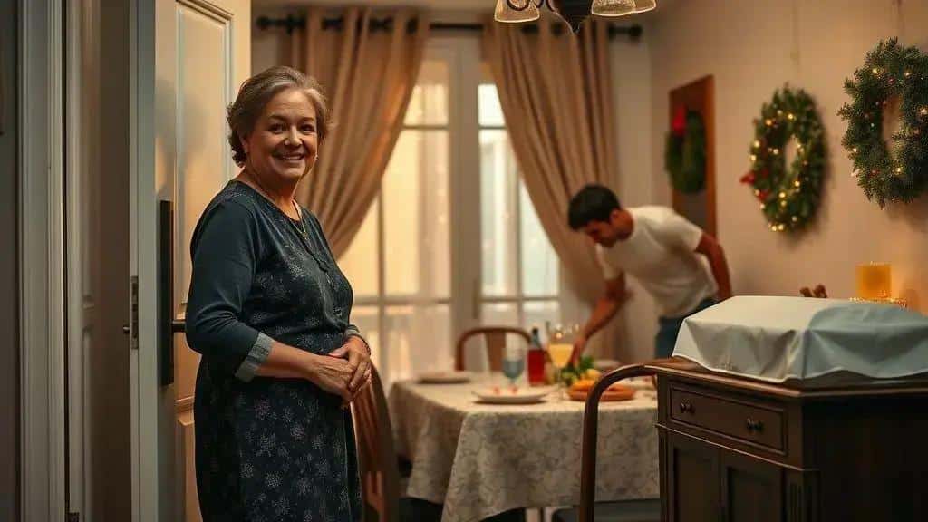 Como lidar com convidados inesperados e conflitos durante a ceia