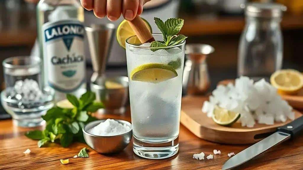 Como preparar a caipirinha cítrica com ervas Como preparar a caipirinha cítrica com ervas