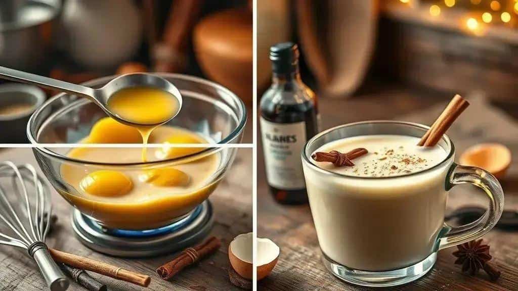 Como preparar a gemada com rum e especiarias
