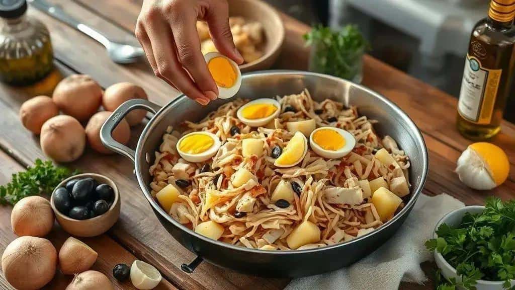 Como preparar Bacalhau à Gomes de Sá passo a passo Como preparar Bacalhau à Gomes de Sá passo a passo